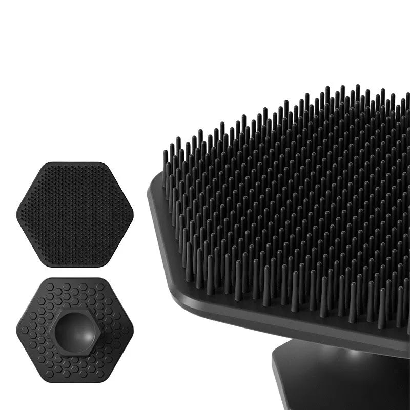 Alwafore cepillo de limpieza Facial depurador de silicona cara en miniatura limpieza profunda masaje de afeitado cepillo exfoliante Facial limpiador Facial para hombres