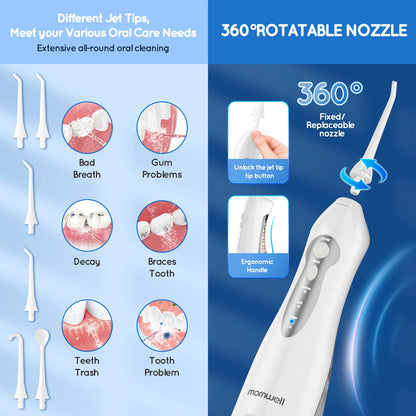 Irrigador Bucal Mornwell D52 | 300 ml USB
