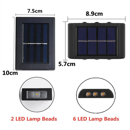 Outdoor Solar LED Light, Solar Lighting Sensor Lamp, Street Lights, Outdoor Garden Decoration, Garland, Waterproof Solar Collector