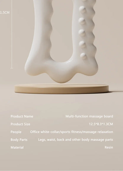 Tabla de masaje Gua Sha para mantenimiento Facial, placa de raspado de cuerpo completo portátil sin estática resinosa para mujeres y adultos, novedad de 2024