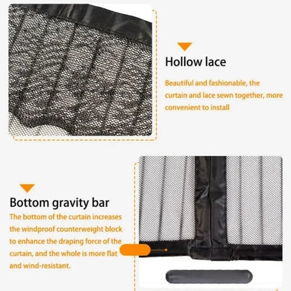 Window mosquito net, self-closing magnetic screen door, home ventilation curtains