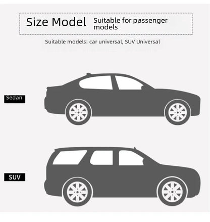 Magnetic absorption storage bag for car, waterproof sunshade, sun protector, Universal fit, front row, all models