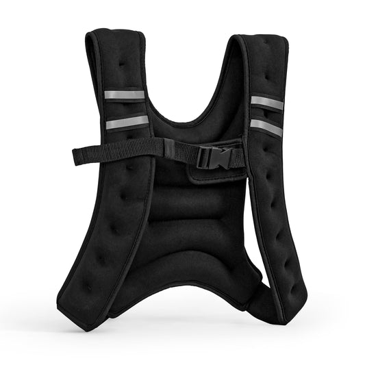 Chaleco Con Peso De Neopreno, 12 Libras, Negro