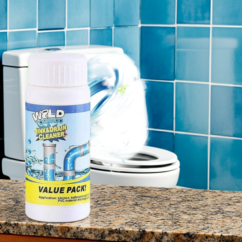 Powerful Drain Cleaner for Bathroom Pipes