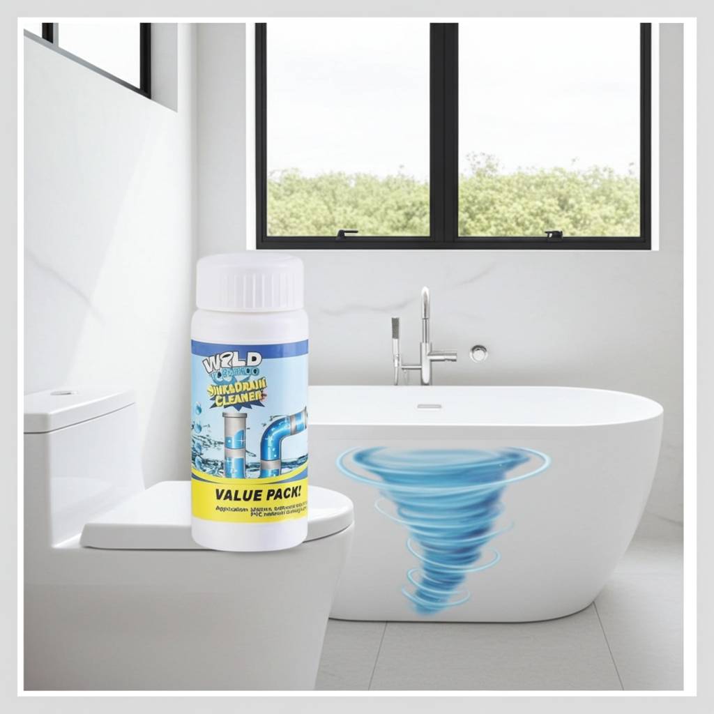 Powerful Drain Cleaner for Bathroom Pipes