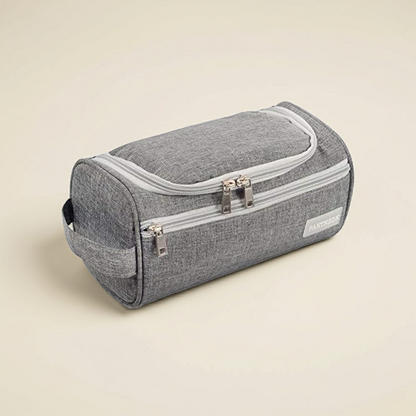 Hanging Travel Toiletry Bag | Men and Women | Waterproof | Gray