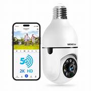 Light bulb surveillance camera