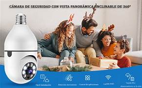 Light bulb surveillance camera