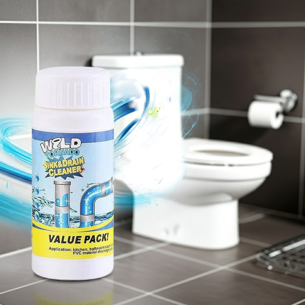 Powerful Drain Cleaner for Bathroom Pipes