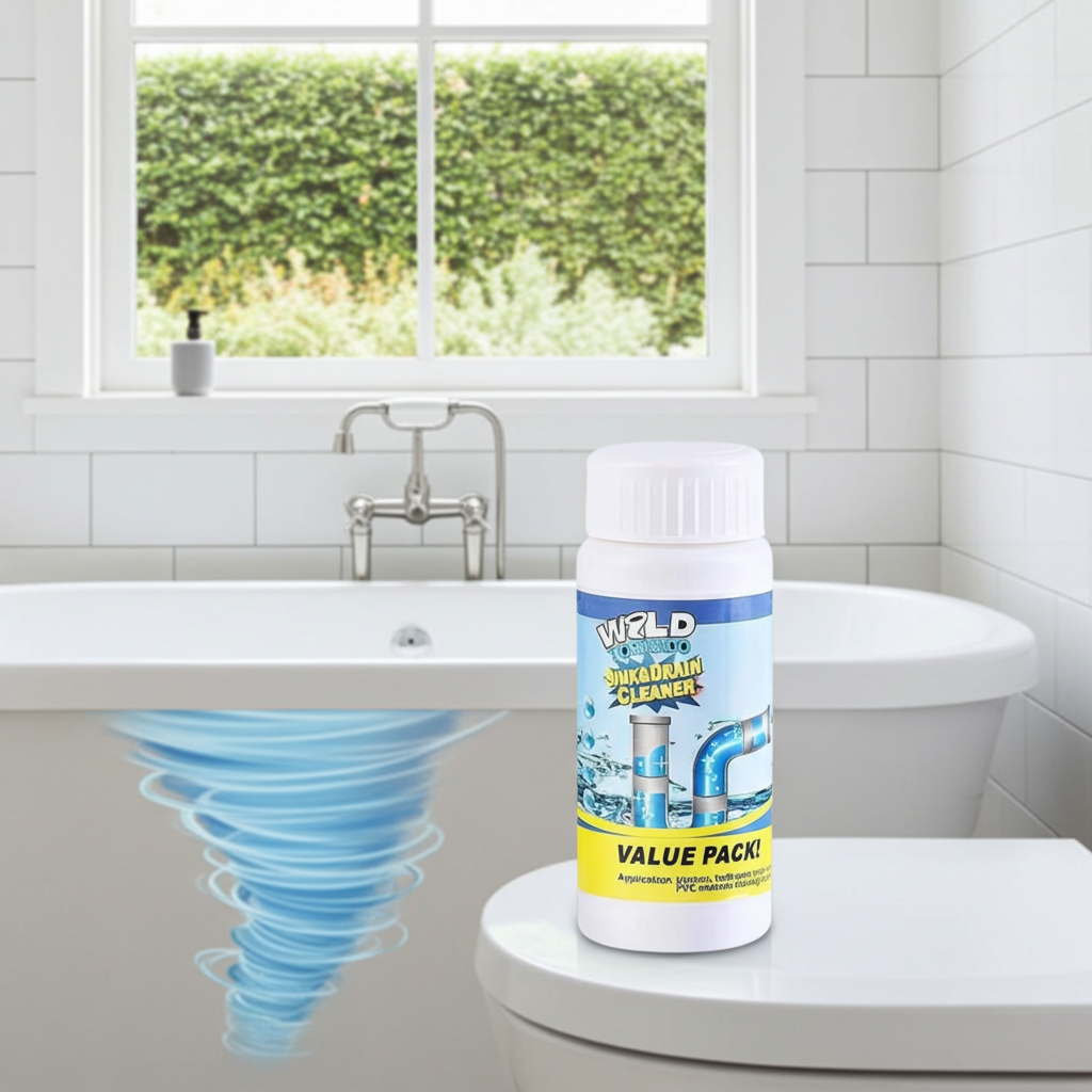 Powerful Drain Cleaner for Bathroom Pipes
