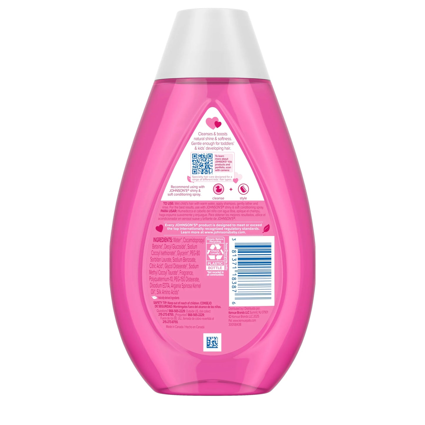 Shampoo Para Niños Brillante Y Suave, Aceite De Argán, 13.6 Fl. Oz