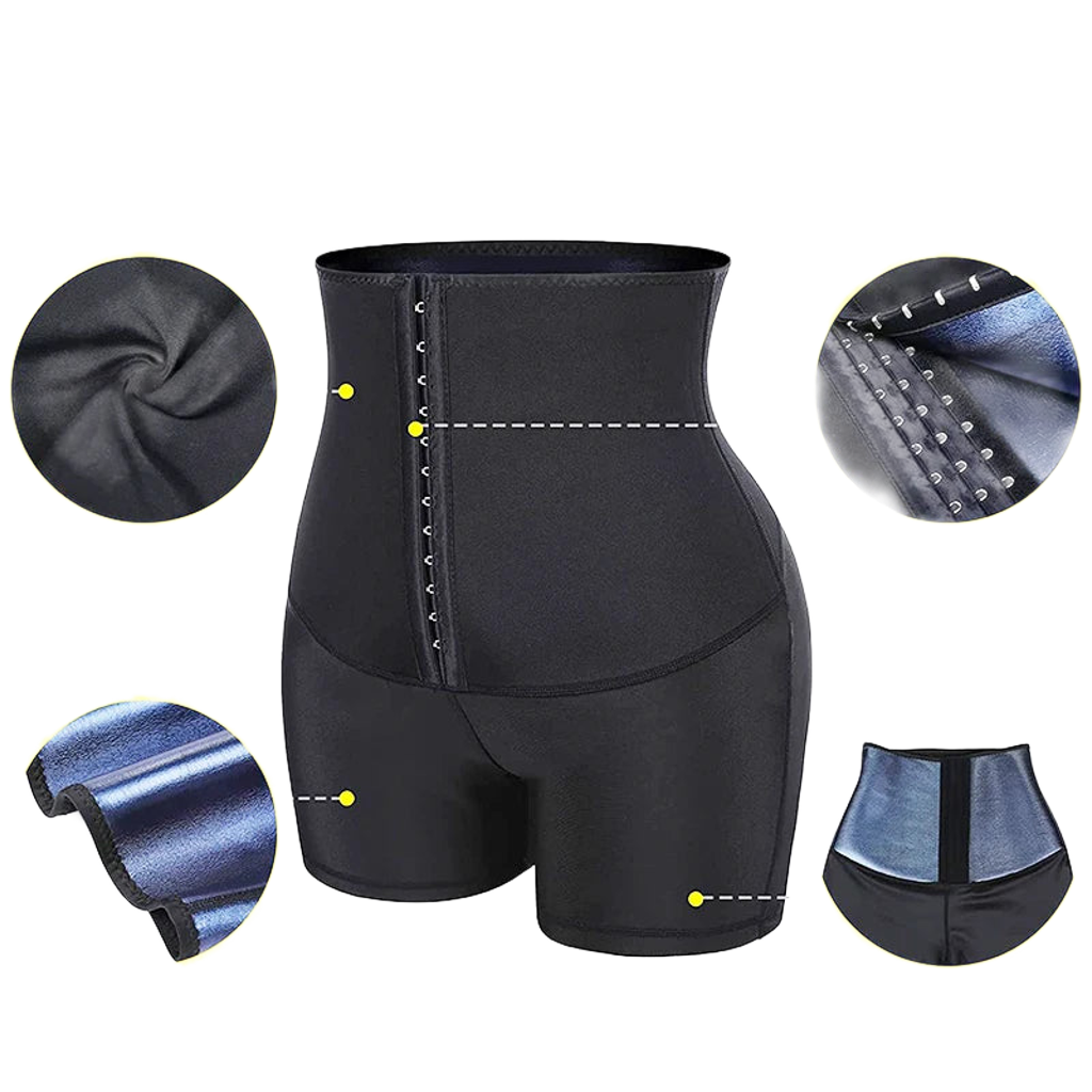 MISSMOLY Sweat Sauna Briefs Body Shaper Shorts Slimming Shapewear for Weight Loss Waist Trainer Tummy Control Thermal Leggings