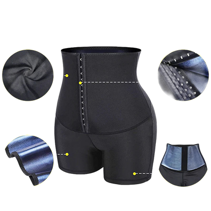 MISSMOLY Sweat Sauna Briefs Body Shaper Shorts Slimming Shapewear for Weight Loss Waist Trainer Tummy Control Thermal Leggings