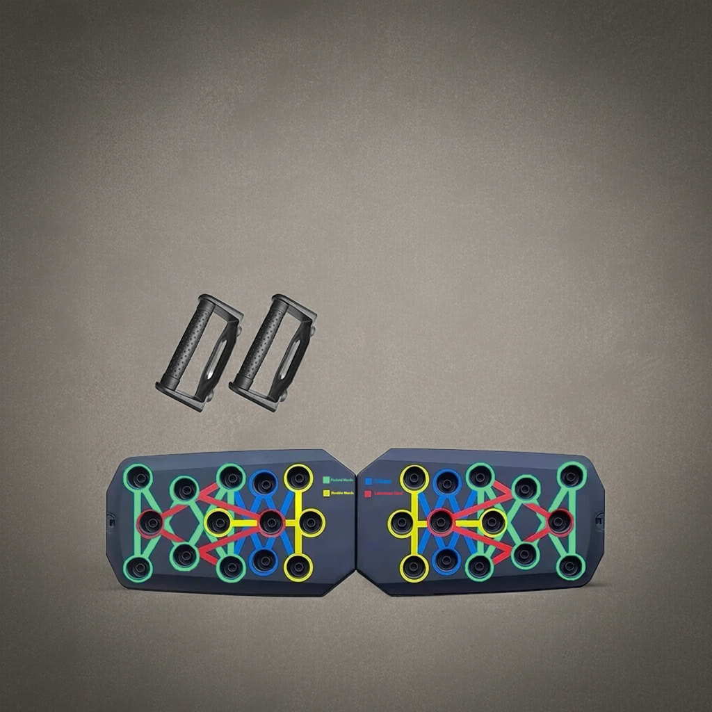 Push-Up Board Multifonctionnelle Pliable | Entraînement Poitrine, Bras et Dos