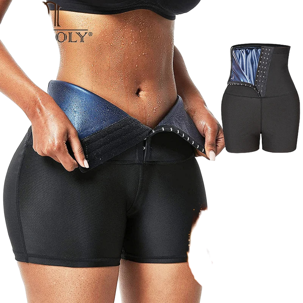 MISSMOLY Sweat Sauna Briefs Body Shaper Shorts Slimming Shapewear for Weight Loss Waist Trainer Tummy Control Thermal Leggings